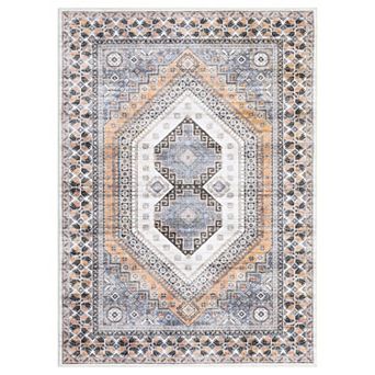Garvee Vintage Boho Washable Rug Soft Farmhouse Throw Carpet