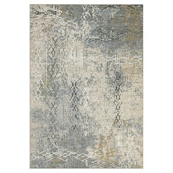 Garvee Modern Abstract Art Rug Washable Soft Low Pile Throw Carpet for Home Decor