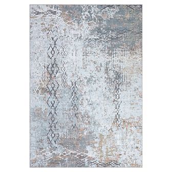 Garvee Modern Abstract Art Rug Washable Soft Low Pile Throw Carpet for Home Decor