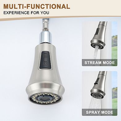 Single-handle Kitchen Faucet With Pull-out Sprayer