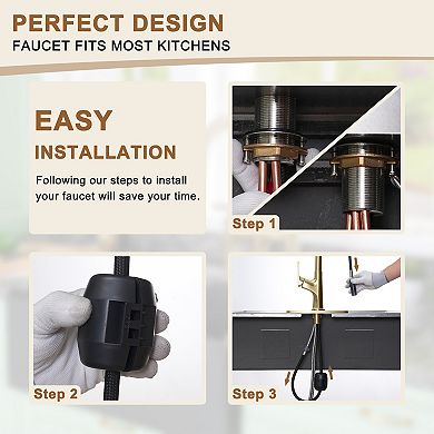 Single-handle Kitchen Faucet With Pull-out Sprayer