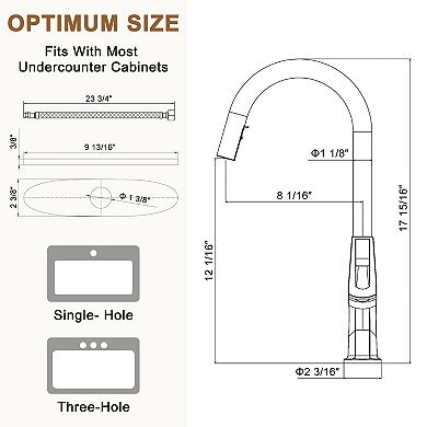 Single-handle Kitchen Faucet With Pull-out Sprayer