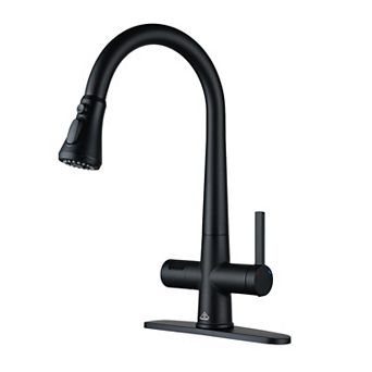 Single-handle Pull-out Sprayer Kitchen Faucet With Digital Display