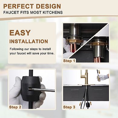 Single-handle Kitchen Faucet With Pull-out Sprayer