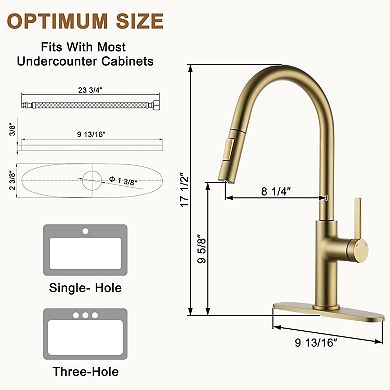 Single-handle Kitchen Faucet With Pull-out Sprayer