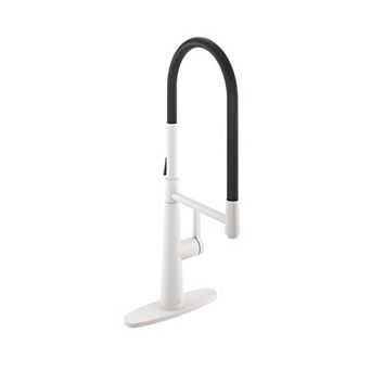 Single-handle Standard Kitchen Faucet With Fast Mount And Deck Plate
