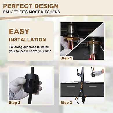 Single-handle Pull-out Kitchen Faucet