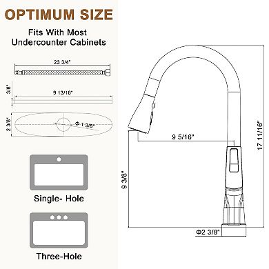 Single-handle Pull-out Kitchen Faucet