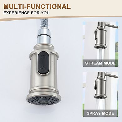 Single-handle Spring Pull-out Kitchen Faucet