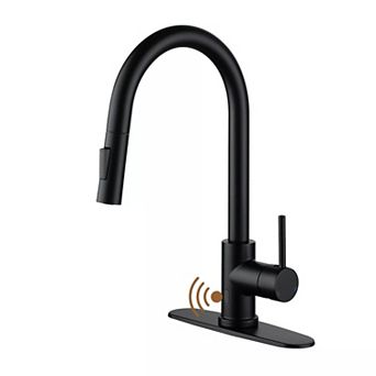 Casainc Single Handle Smart Touchless Pull-down Sprayer Kitchen Faucet Stainless