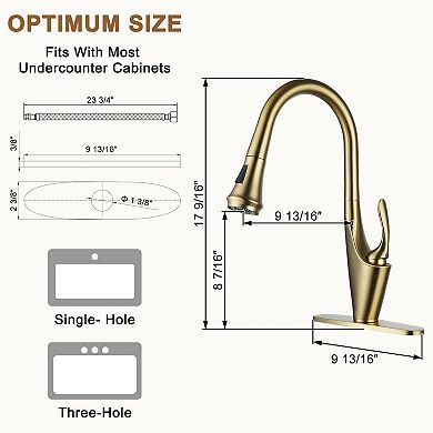 Single-handle Kitchen Faucet With Pull-out Sprayer
