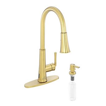1.8gpm Touchless Pull Down Single Handle Kitchen Faucet With Led Function