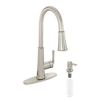 1.8gpm Touchless Pull Down Single Handle Kitchen Faucet With Led Function