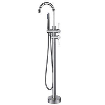 Casainc 2-handle Residentail Freestanding Bathtub Faucet With Hand Shower