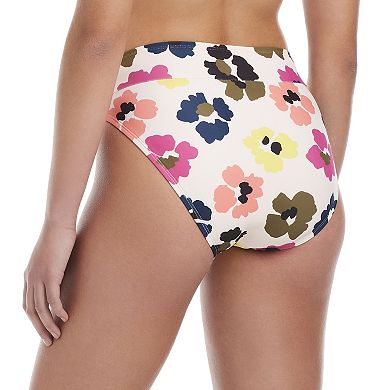 Women's Modern Supply by Sanctuary High Leg V-Waist Swim Bottoms