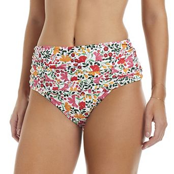 Women's Draper James High Waist Fold Over Swim Bottoms