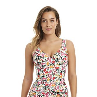 Women's Draper James Scallop Edge Tankini Swim Top