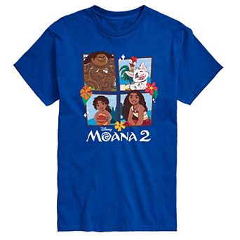 Disney's Moana 2 Big & Tall Group Grid Graphic Tee