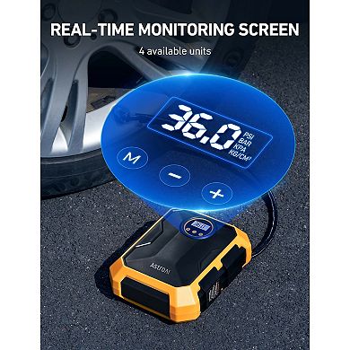 Astroai Tire Inflator Air Compressor 12v Dc Portable Tire Pump 100psi