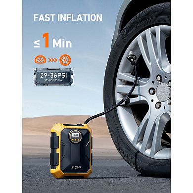 Astroai Tire Inflator Air Compressor 12v Dc Portable Tire Pump 100psi