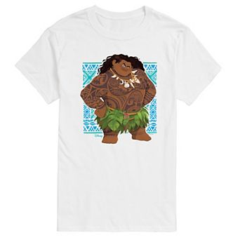 Disney's Moana 2 Men's Maui Portrait Tribal Graphic Tee