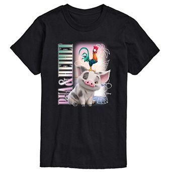 Disney's Moana 2 Men's Pua & Heihei Graphic Tee