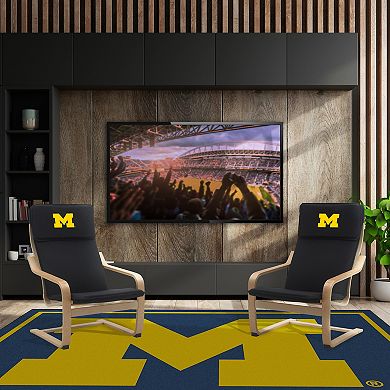 Michigan Wolverines Bentwood Accent Chair