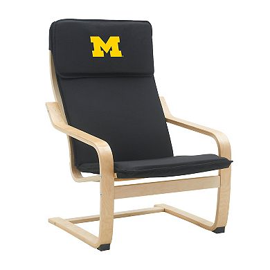 Michigan Wolverines Bentwood Accent Chair