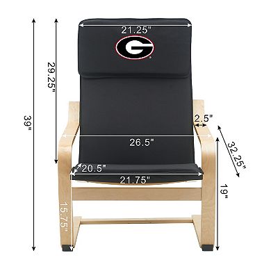 Georgia Bulldogs Bentwood Accent Chair