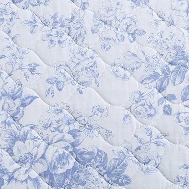 Laura Ashley Toile Delight Quilt Set