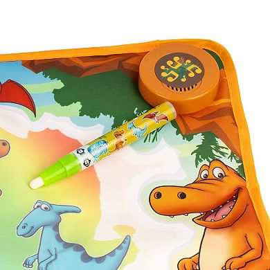 Sinco Creations Dinosaur Adventure Aqua Sounds Water Drawing Magic Mat