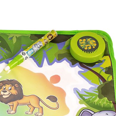 Sinco Creations Jungle Adventure Aqua Sounds Water Drawing Magic Mat