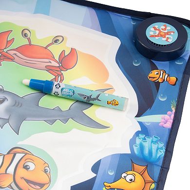 Sinco Creations Under The Sea Fantasy Aqua Sounds Water Drawing Magic Mat