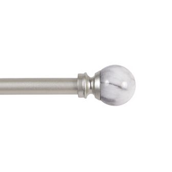 Kenney Jillian 1/2" Diameter Petite Cafe Decorative Window Curtain Rod