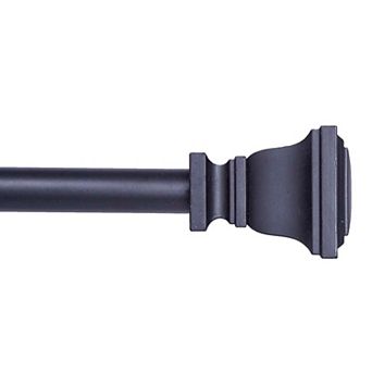 Kenney Tyler 1/2" Diameter Fast Fit Easy Install Decorative Window Curtain Rod