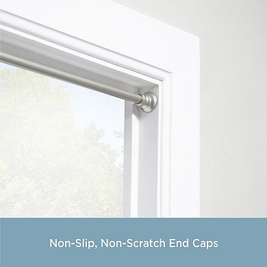 Kenney Nicholas 5/8" Diameter Twist & Fit No Tools Tension Window Curtain Rod