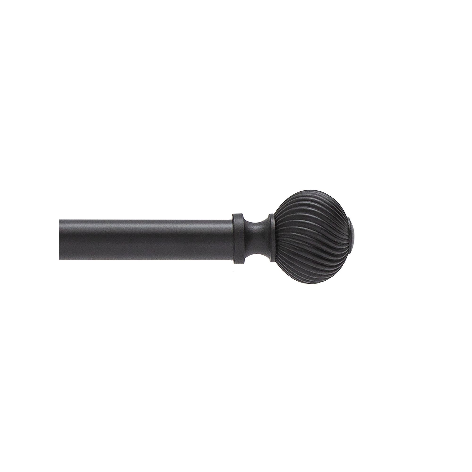 Kenney Vivienne 5/8” Diameter Standard Decorative Window Curtain Rod, Mat