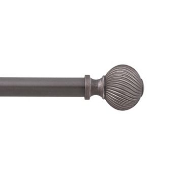 Kenney Vivienne 5/8” Diameter Standard Decorative Window Curtain Rod