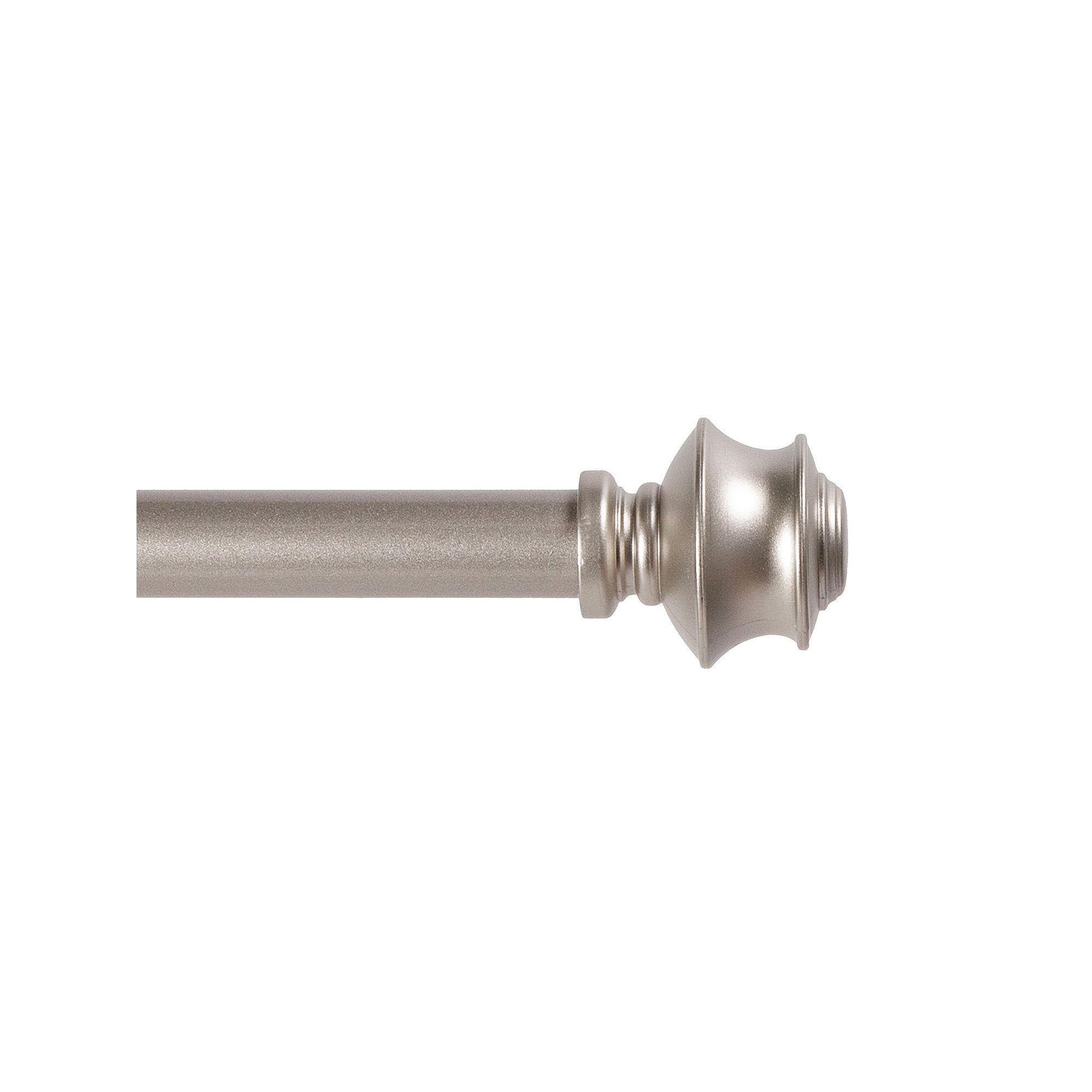 Kenney Phoenix 5/8 Diameter Standard Decorative Window Curtain Rod, Brus