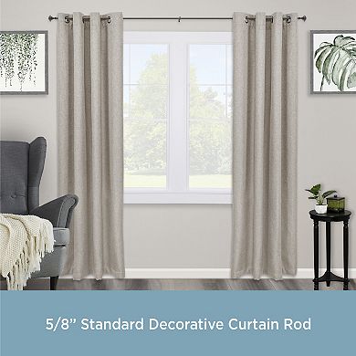 Kenney Sanders 5/8" Diameter Standard Decorative Window Curtain Rod