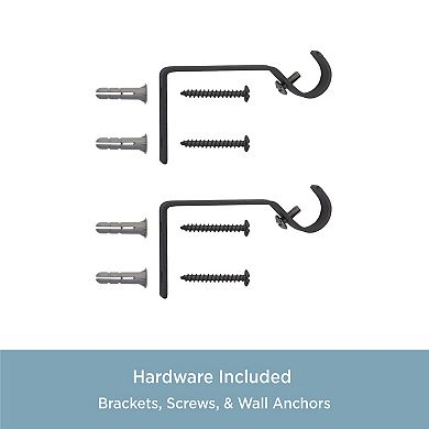 Kenney August 5/8" Diameter Standard Decorative Window Curtain Rod