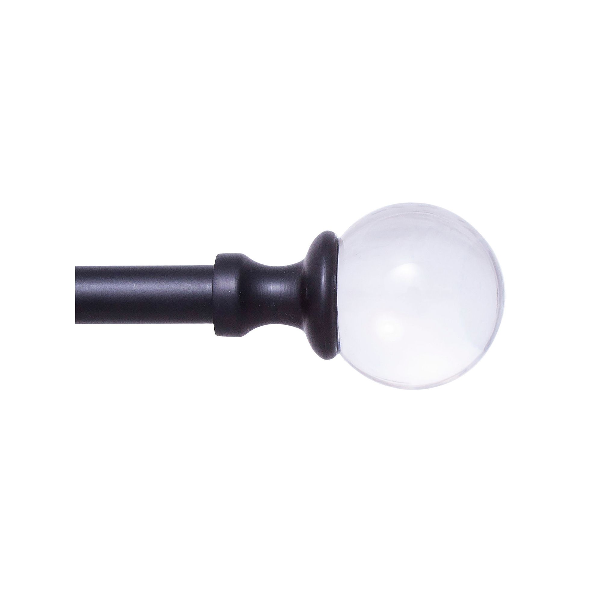 Kenney Finley 5/8 Diameter Standard Decorative Window Curtain Rod, Matte