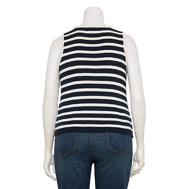 Plus Size LC Lauren Conrad V-Neck Sweater Vest