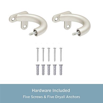 Kenney 3/4" Diameter Room Darkening Curved Wrap Around Curtain Rod