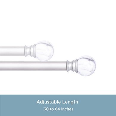 Kenney Marble Ball 1" Diameter Value Decorative Window Curtain Rod