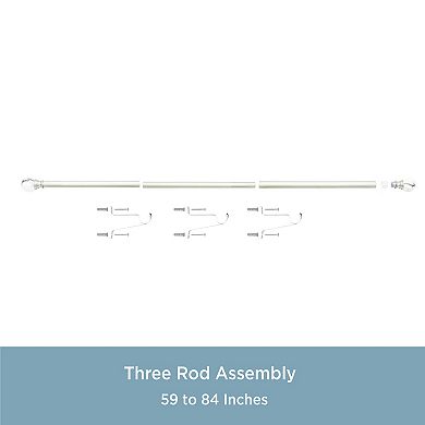 Kenney Marble Ball 1" Diameter Value Decorative Window Curtain Rod