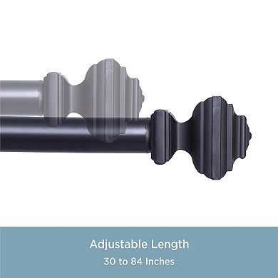 Kenney Byron 1" Diameter Value Decorative Window Curtain Rod