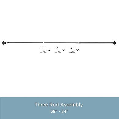 Kenney Byron 1" Diameter Value Decorative Window Curtain Rod