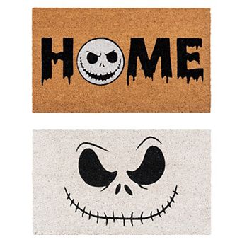 Disney's The Nightmare Before Christmas Jack Skellington 2-Pack Coir Doormat Set