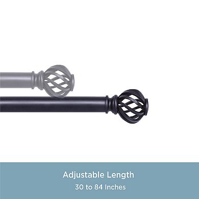 Kenney Cage 1" Diameter Value Decorative Window Curtain Rod